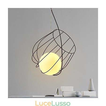Lampada a sospensione in metallo di Retro Designers Lampada a sospensione in metallo di Retro Designers