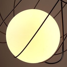 Lampada a sospensione in metallo di Retro Designers
