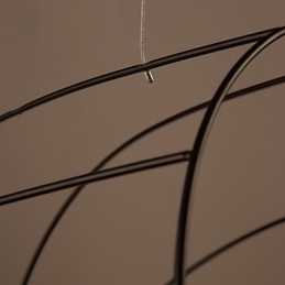Lampada a sospensione in metallo di Retro Designers