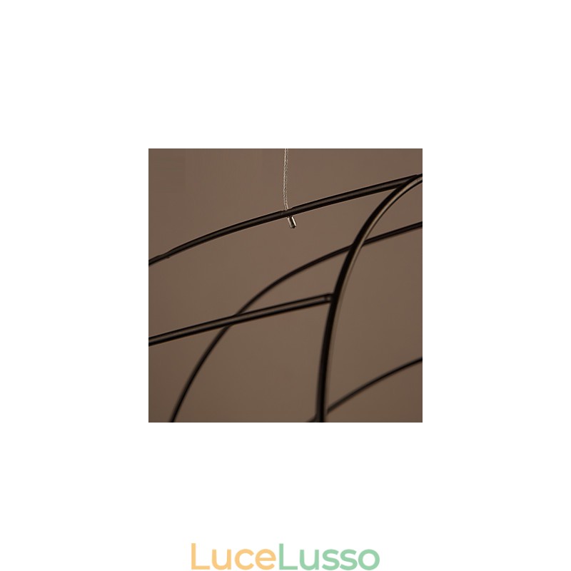Lampada a sospensione in metallo di Retro Designers