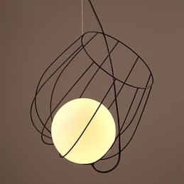Lampada a sospensione in metallo di Retro Designers