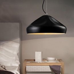 Lampada a sospensione in metallo con dipinto in stile retrò vintage mini