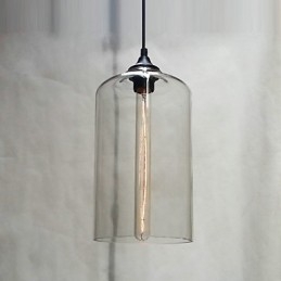 Pendente di design della bottiglia 1 luce Concise Iron Painting