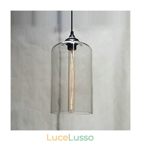 Pendente di design della bottiglia 1 luce Concise Iron Painting