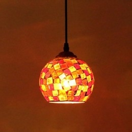 Lampada a sospensione in metallo con pittura contemporanea moderna