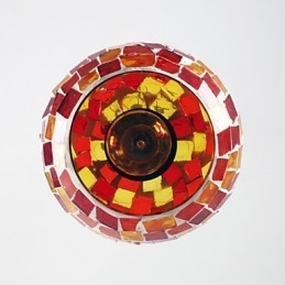 Lampada a sospensione in metallo con pittura contemporanea moderna