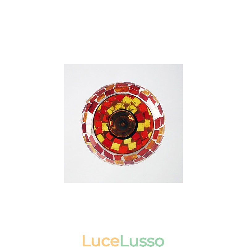 Lampada a sospensione in metallo con pittura contemporanea moderna