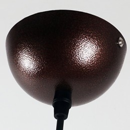Lampada a sospensione in metallo con pittura contemporanea moderna