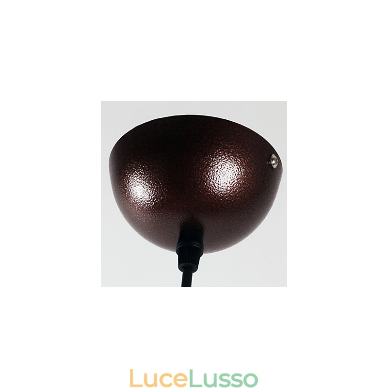 Lampada a sospensione in metallo con pittura contemporanea moderna