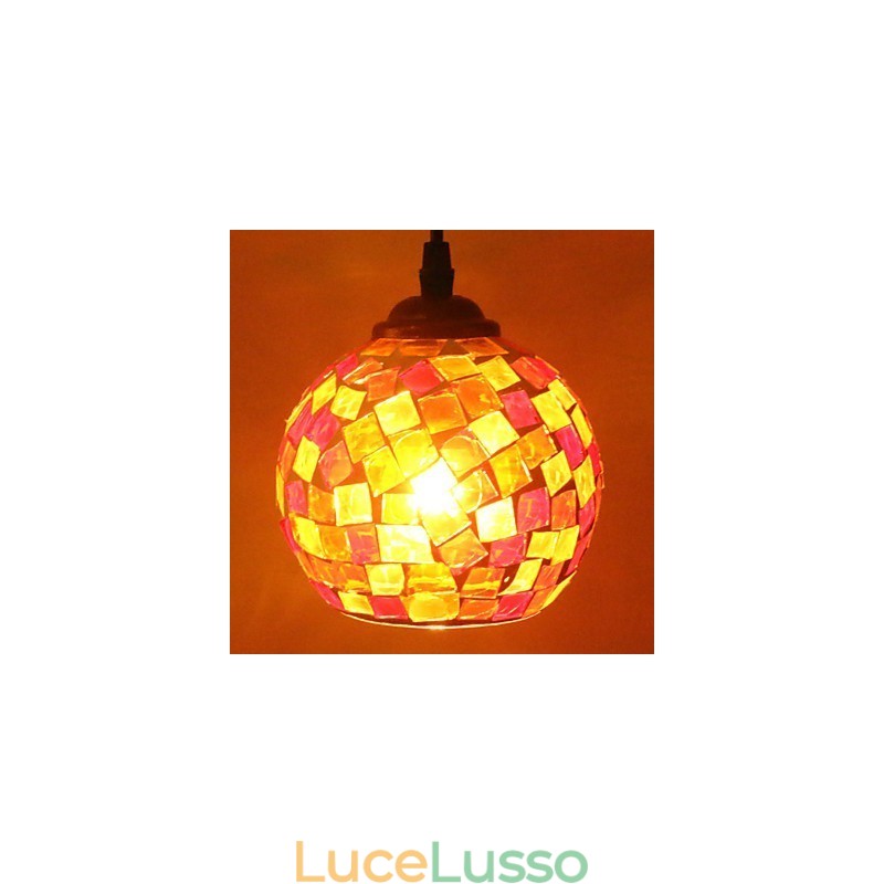 Lampada a sospensione in metallo con pittura contemporanea moderna