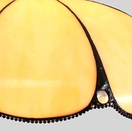 Lampadario in vetro colorato di arti creative rurali europee che restaura i modi antichi Lampada Luce