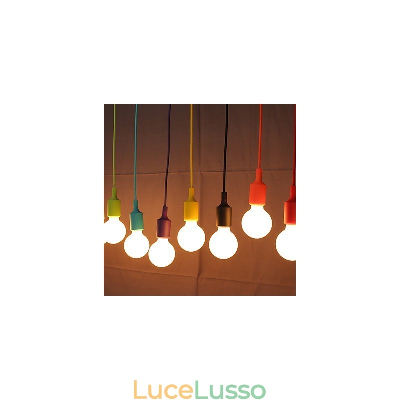 Lampadario creativo in silicone a forma di drago arcobaleno