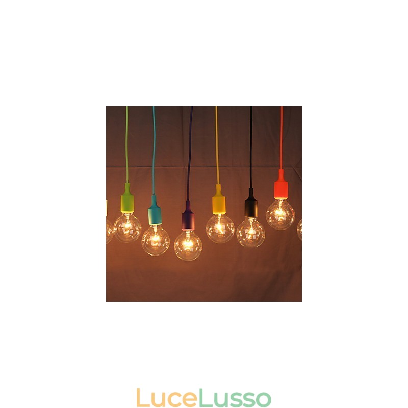 Lampadario creativo in silicone a forma di drago arcobaleno