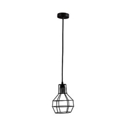 Lampada a sospensione in metallo con verniciatura in stile retrò Mini Garage