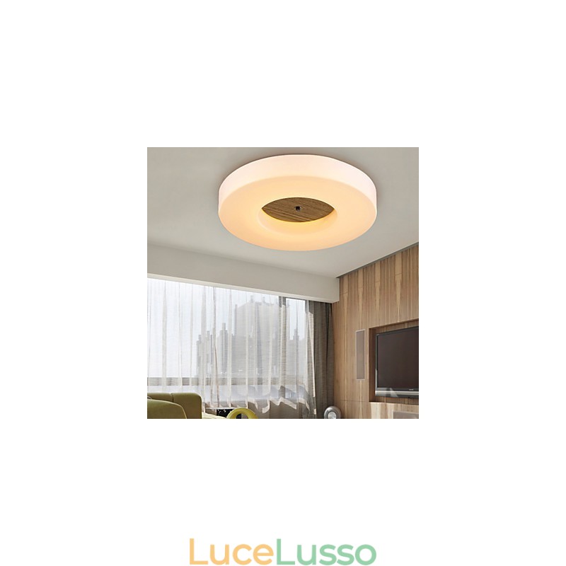 Moderno Contemporaneo Country Mini Stile Altri Legno Bambù Lampada a sospensione