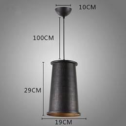 Lampada a sospensione in metallo di Retro Designers