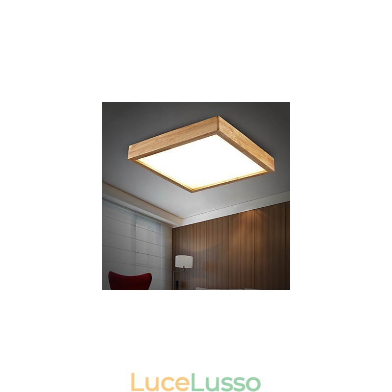 Moderno Contemporaneo Country Mini Stile Altri Legno Bambù Lampada a sospensione