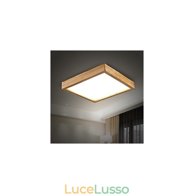 Moderno Contemporaneo Country Mini Stile Altri Legno Bambù Lampada a sospensione