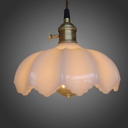 Luci di illuminazione retrò Lampada a sospensione in vetro