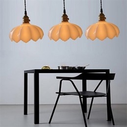 Luci di illuminazione retrò Lampada a sospensione in vetro