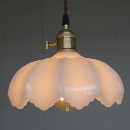 Luci di illuminazione retrò Lampada a sospensione in vetro