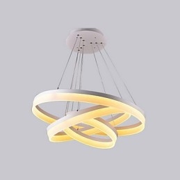 Vendita calda Colore bianco Acrilico Moderna Lampada a sospensione 130W
