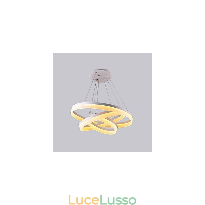 Vendita calda Colore bianco Acrilico Moderna Lampada a sospensione 130W