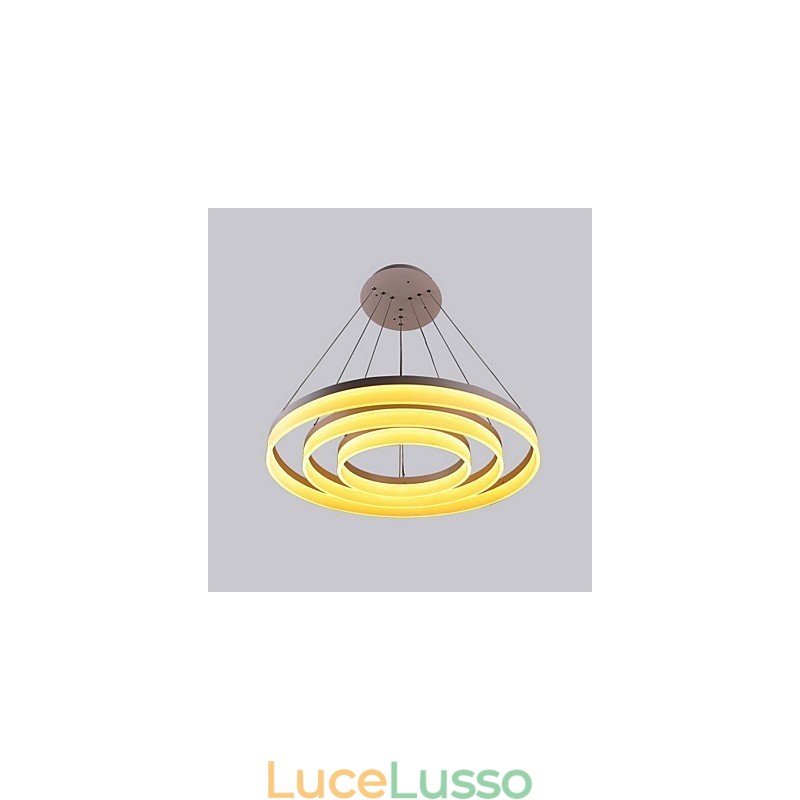 Vendita calda Colore bianco Acrilico Moderna Lampada a sospensione 130W