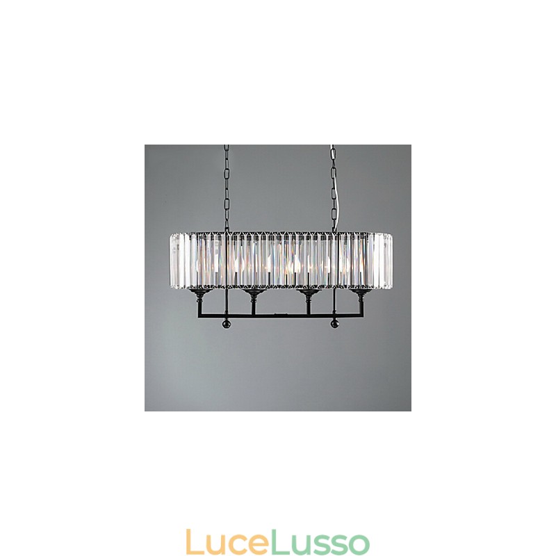 Lampada a sospensione moderna e contemporanea in metallo in stile mini per esterni