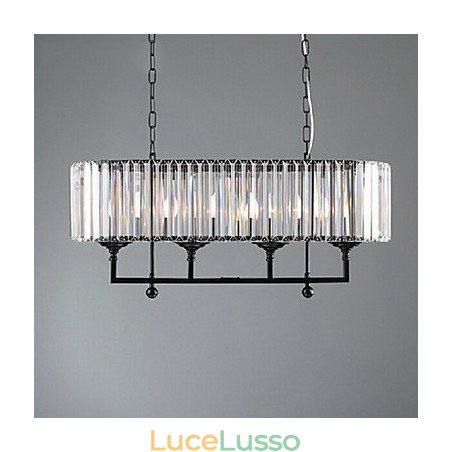 Lampada a sospensione moderna e contemporanea in metallo in stile mini per esterni