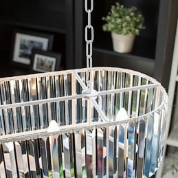 Lampada a sospensione moderna e contemporanea in metallo in stile mini per esterni