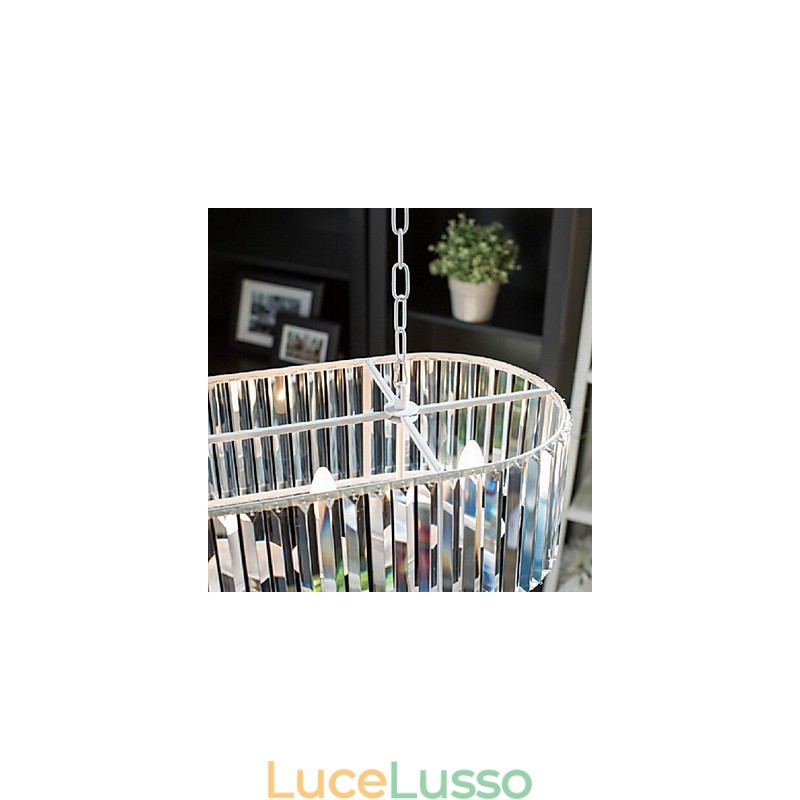 Lampada a sospensione moderna e contemporanea in metallo in stile mini per esterni