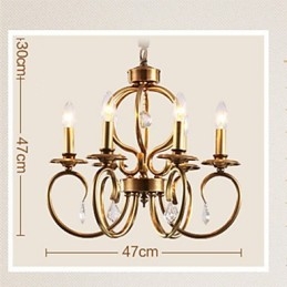 Lampadario a sospensione Mini stile tradizionale classico metallo