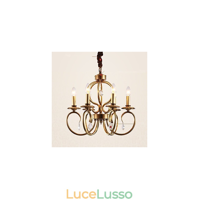 Lampadario a sospensione Mini stile tradizionale classico metallo