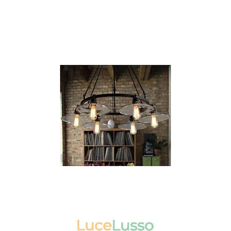 Lanterna retrò vintage classica tradizionale in stile country mini, dipinta in metallo, lampada a sospensione da pranzo