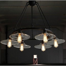 Lanterna retrò vintage classica tradizionale in stile country mini, dipinta in metallo, lampada a sospensione da pranzo