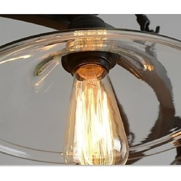 Lanterna retrò vintage classica tradizionale in stile country mini, dipinta in metallo, lampada a sospensione da pranzo