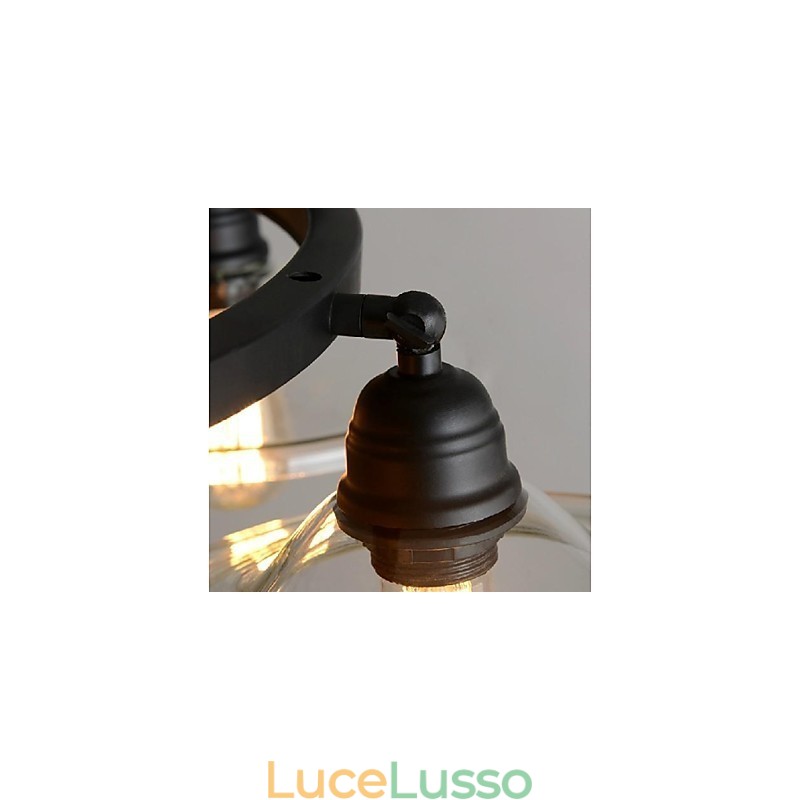 Lanterna retrò vintage classica tradizionale in stile country mini, dipinta in metallo, lampada a sospensione da pranzo