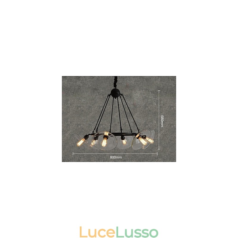 Lanterna retrò vintage classica tradizionale in stile country mini, dipinta in metallo, lampada a sospensione da pranzo