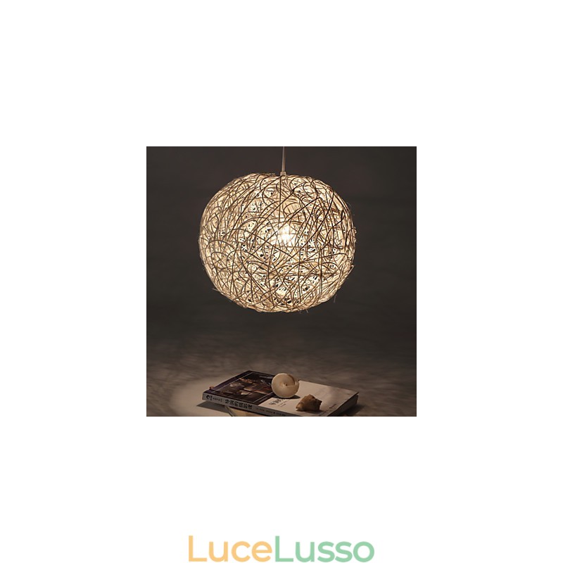 Lampada artistica Cany Lampada a goccia Chinlon rurale Lampada a goccia