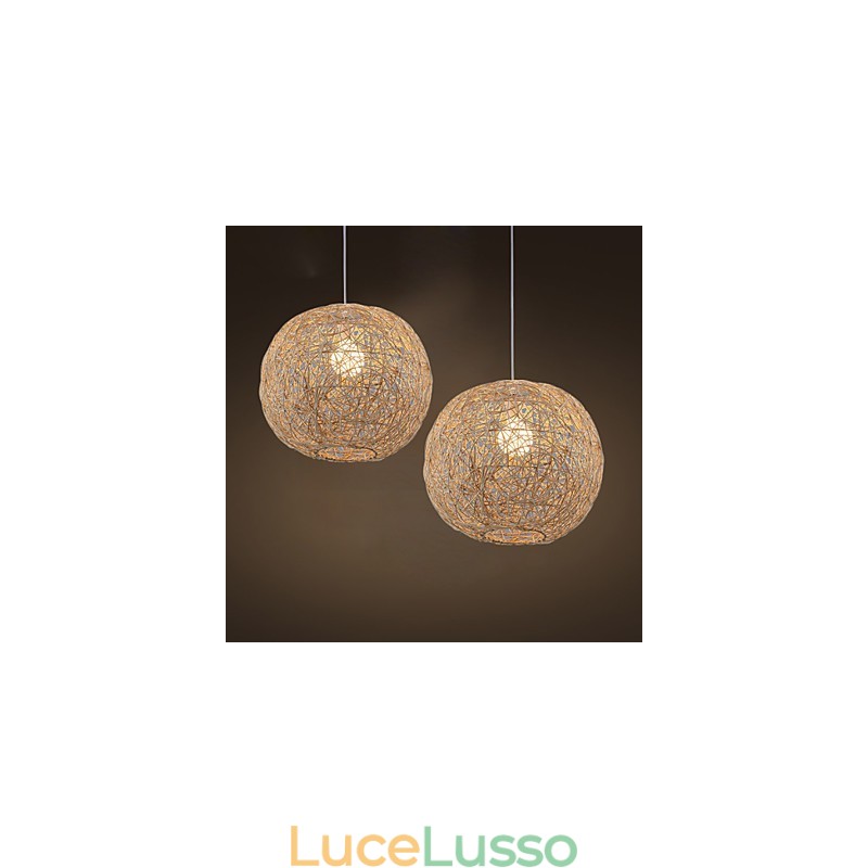 Lampada artistica Cany Lampada a goccia Chinlon rurale Lampada a goccia