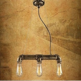 Retro Industrial Wind Cafe creativo tubo dell'acqua