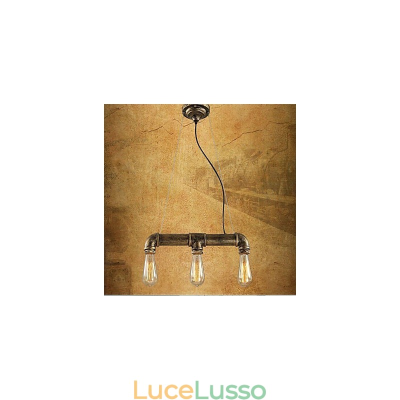 Retro Industrial Wind Cafe creativo tubo dell'acqua