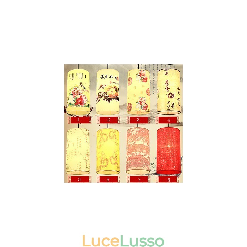 Lampadario a testa singola per pasti, arcaizza la piccola lampada a goccia della sala da tè