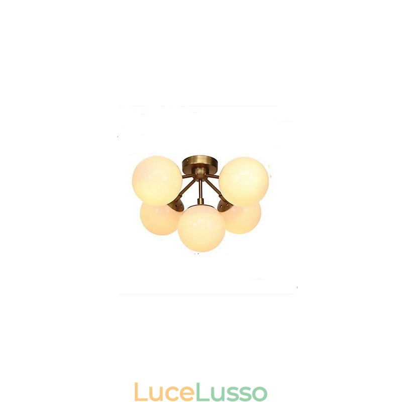 Lampadario Golden Beans