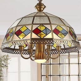 Lampade a sospensione in cristallo Mini stile tradizionale classico metallo