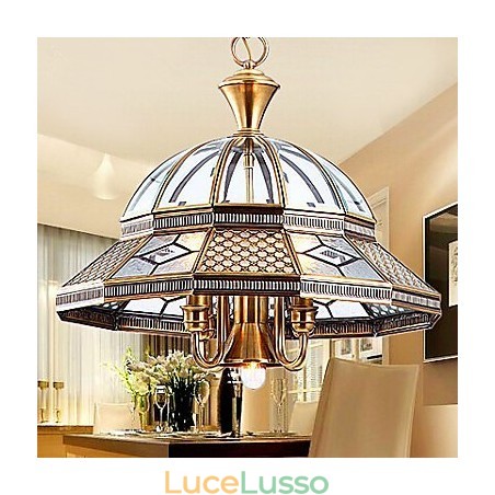 Lampade a sospensione in cristallo Mini stile tradizionale classico metallo Lampade a sospensione in cristallo Mini stile tradizionale classico metallo