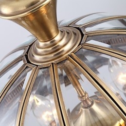 Lampade a sospensione in cristallo Mini stile tradizionale classico metallo