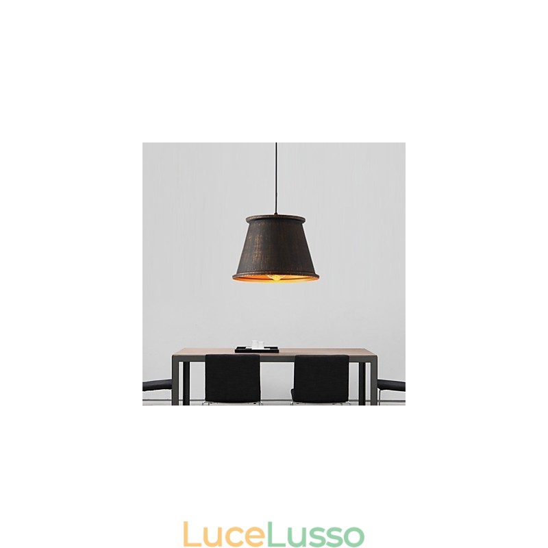 Lampada a sospensione in metallo di Retro Designers