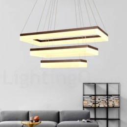 Lampada a sospensione moderna e contemporanea in stile Wi-Fi Smart dimmerabile a 3 livelli